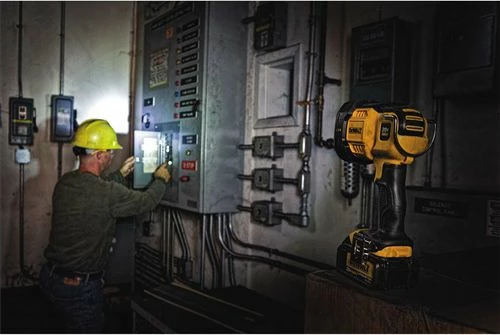 Llambë pune pa kabllo DeWalt DCL043-XJ 1000 lm 18V XR Li-Ion LED IP54, verdhë/zezë, pa bateri/pa karikues