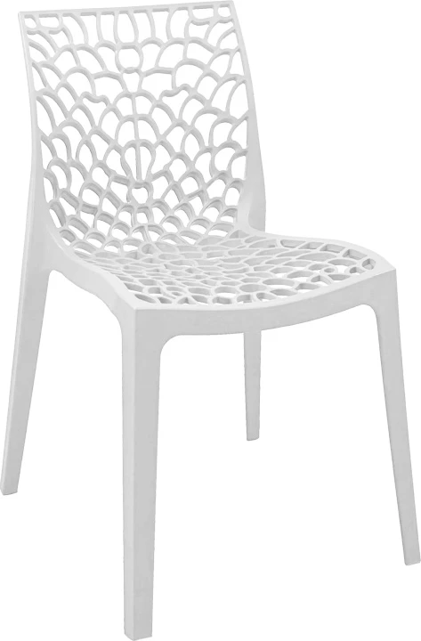 Karrige e grumbullueshme Hush, ngjyrë e bardhë, 50x57x81cm