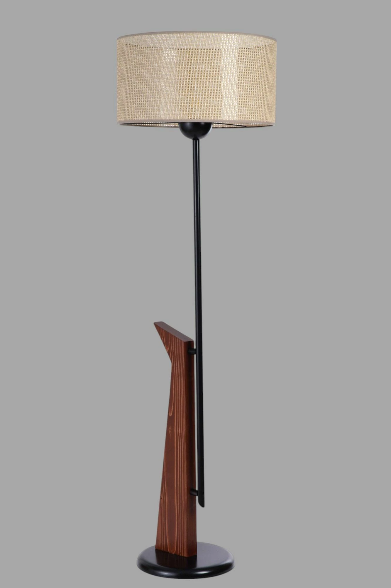 Llambë dyshemeje Opviq, 8956-6, ngjyrë bezhë, e zezë, arre