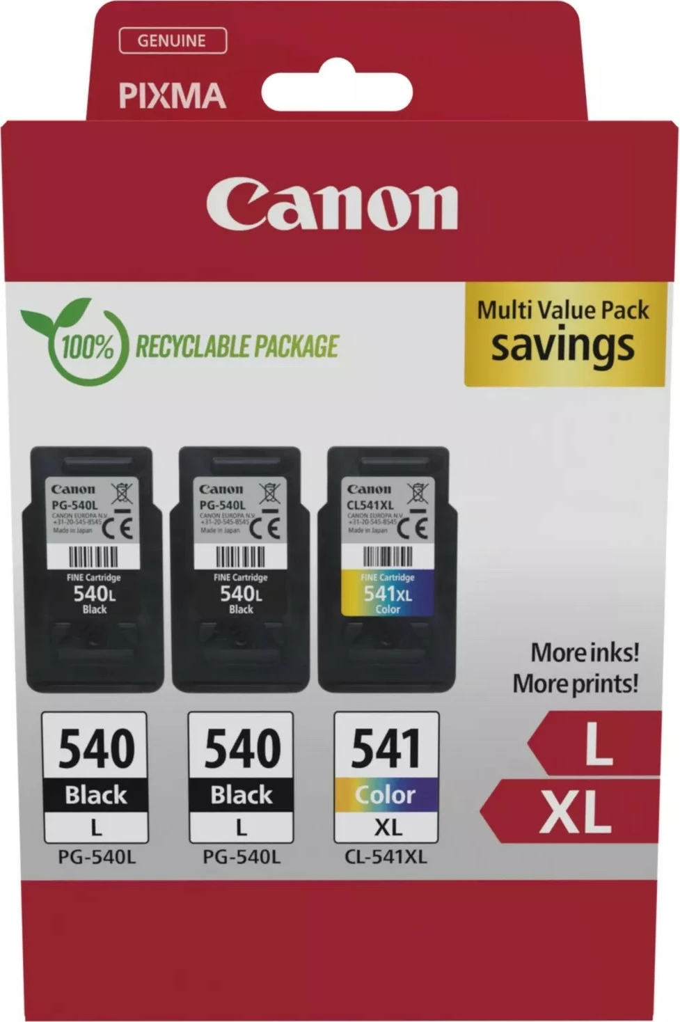 Toner Canon 5224B017, 2 copë, Ngjyra të ndryshme