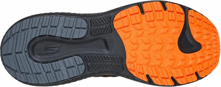 Atlete për meshkuj Skechers, të zeza portokalli