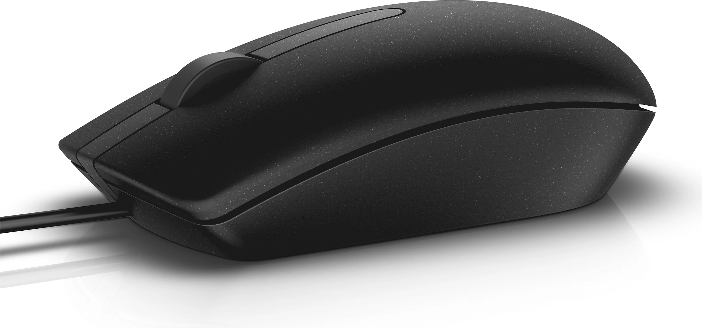 Maus DELL MS116, Ambidextrous, Optical, USB Type-A, 1000 DPI, Black