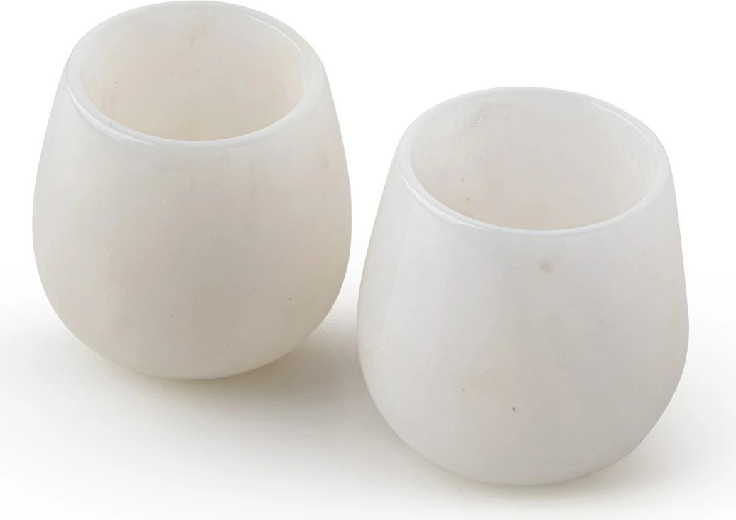 Filxhanë kafeje mermeri Thassos (2 copë), Hermia Concept, MAR09860602D