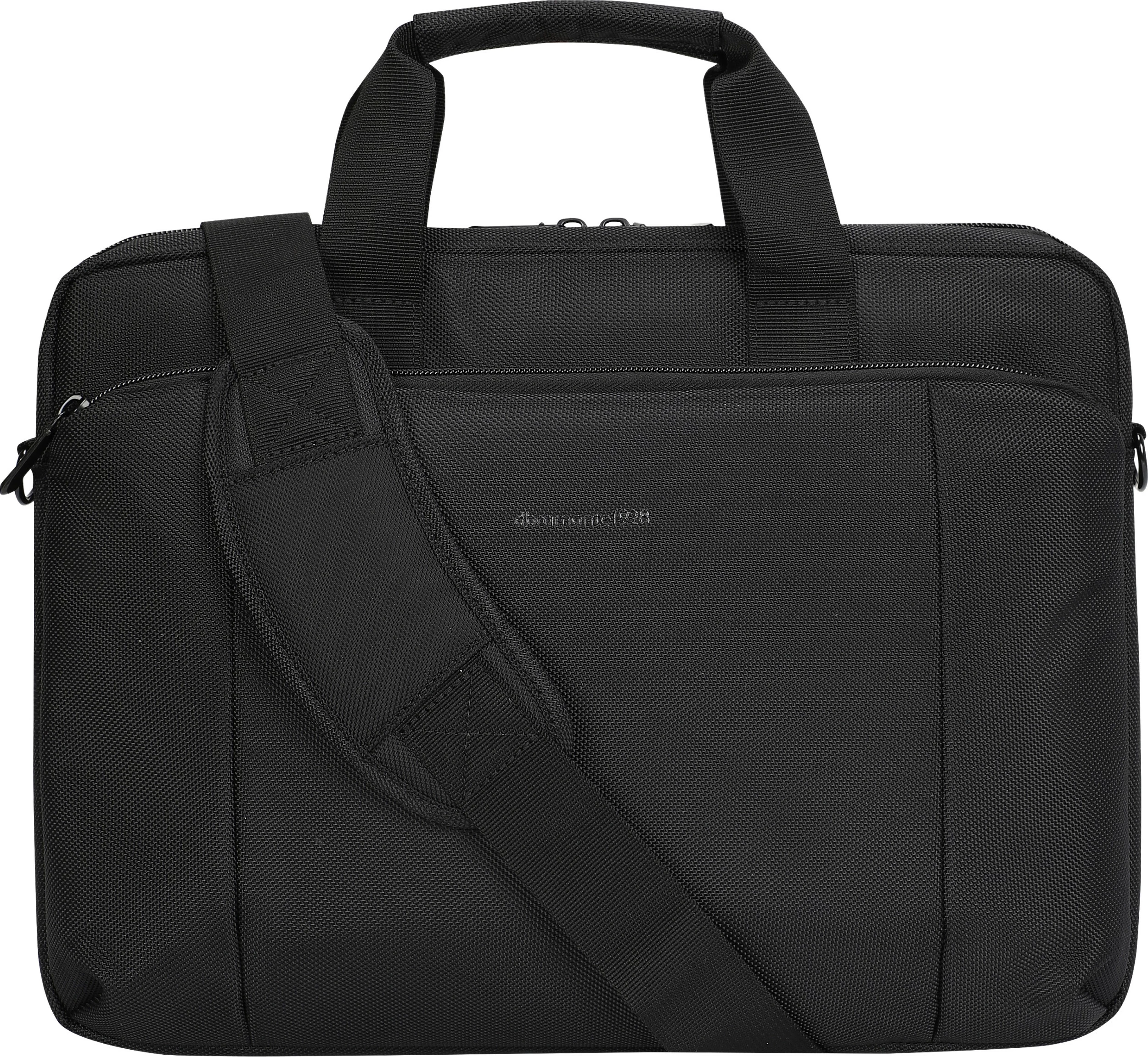 Çantë për laptop dbramante1928 Santa Monica, 14", poliester i ricikluar, me ndarje për laptop, e zezë