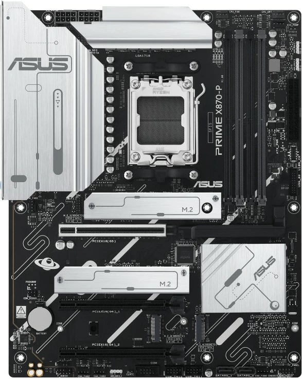 Pllakë amë ASUS PRIME X870-P, Socket AM5, DDR5-SDRAM, 192 GB