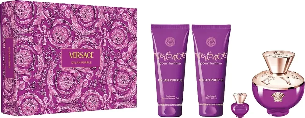 Set Versace  Pour Femme Dylan, EDP 100ml + 5ml + Xhel Dushi 100ml + Locion Trupi