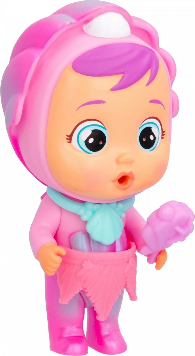 Kukull Cry Babies Magic Tears Shiny Shells Coralinela, Tm Toys, IMC910324, plastikë, pa bateri