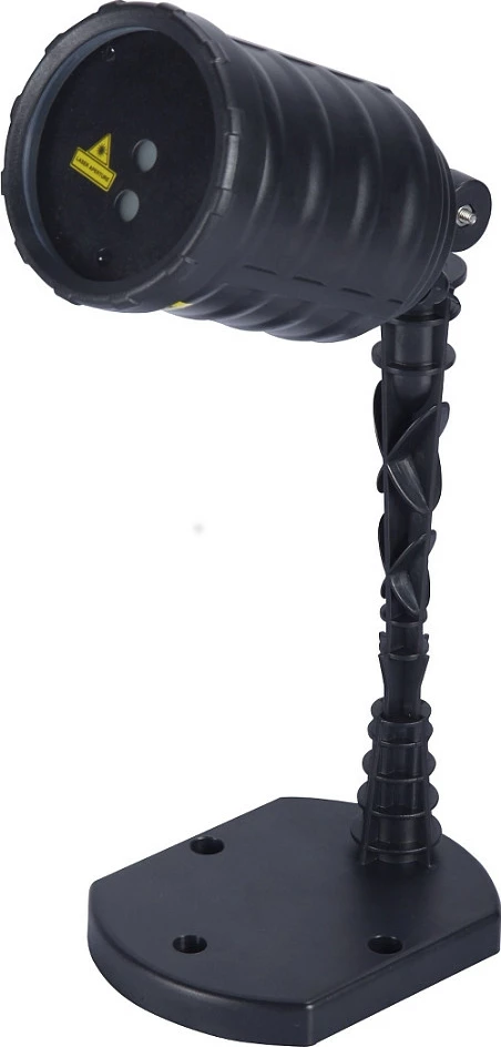 Projektor lazer për oborr Ultron 239698, IP65, 5V, efekt yjesh kuqe/gjelbër, i zi