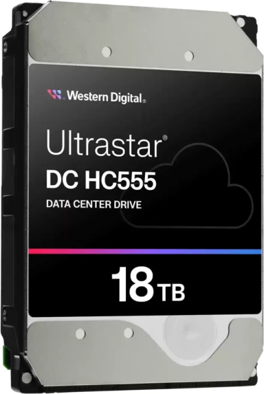 Disk i brendshëm HDD WD Ultrastar DC HC555 WUH722018CLE6L4 (0B48723) 18TB 3.5\" SATA 6Gb/s 7200rpm 512MB cache