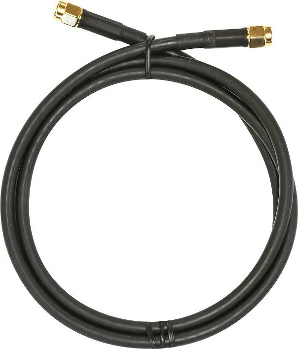 Kabllo MikroTik SMASMA, 1 m, SMA, SMA, E zezë