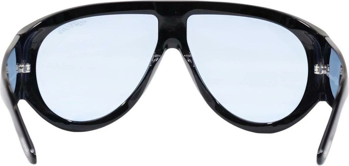Syze dielli për meshkuj Tom Ford Bronson FT1044 01V, të zeza [Ngjyra: 60]