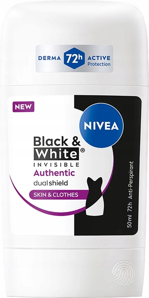 Deodorant stick për femra Nivea Black&White Invisible Authentic 50ml