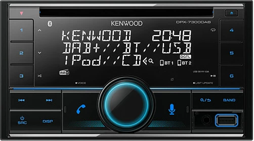 Radio makine Kenwood DPX7300DAB, Bluetooth, USB, DAB+, i zi