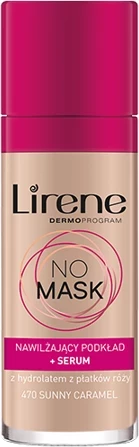 Krem pudër Lirene NO MASK FLUID SERUM, CARAMEL 470, 30 ml