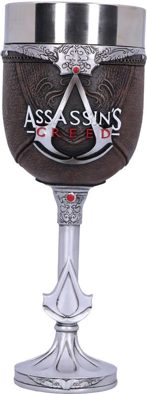 Kupë gobleti Nemesis Now Assassin’s Creed Goblet of the Brotherhood 20.5 cm, e zezë/argjendtë