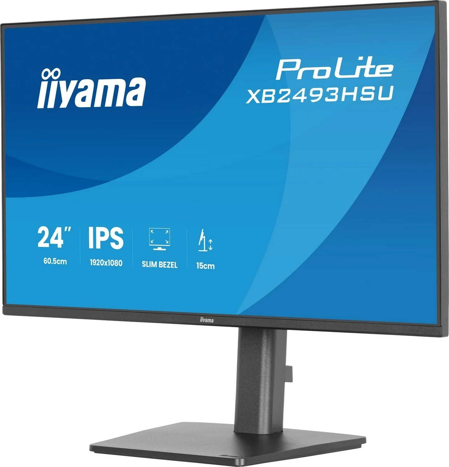Monitor iiyama ProLite XB2493HSU-B1, 23.8 inch, Full HD, IPS, HDMI, DisplayPort, USB, e zi