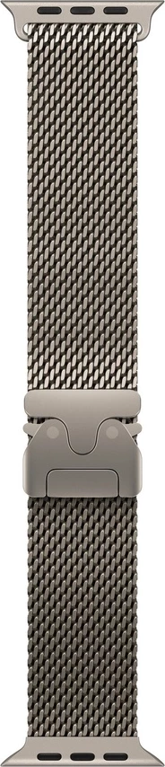 Apple Watch 49mm Loop Natural Titanium Milanese Loop - Medium