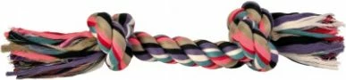 Lodër litar pambuku për qen Trixie 15 cm / 25 g, shumëngjyrëshe