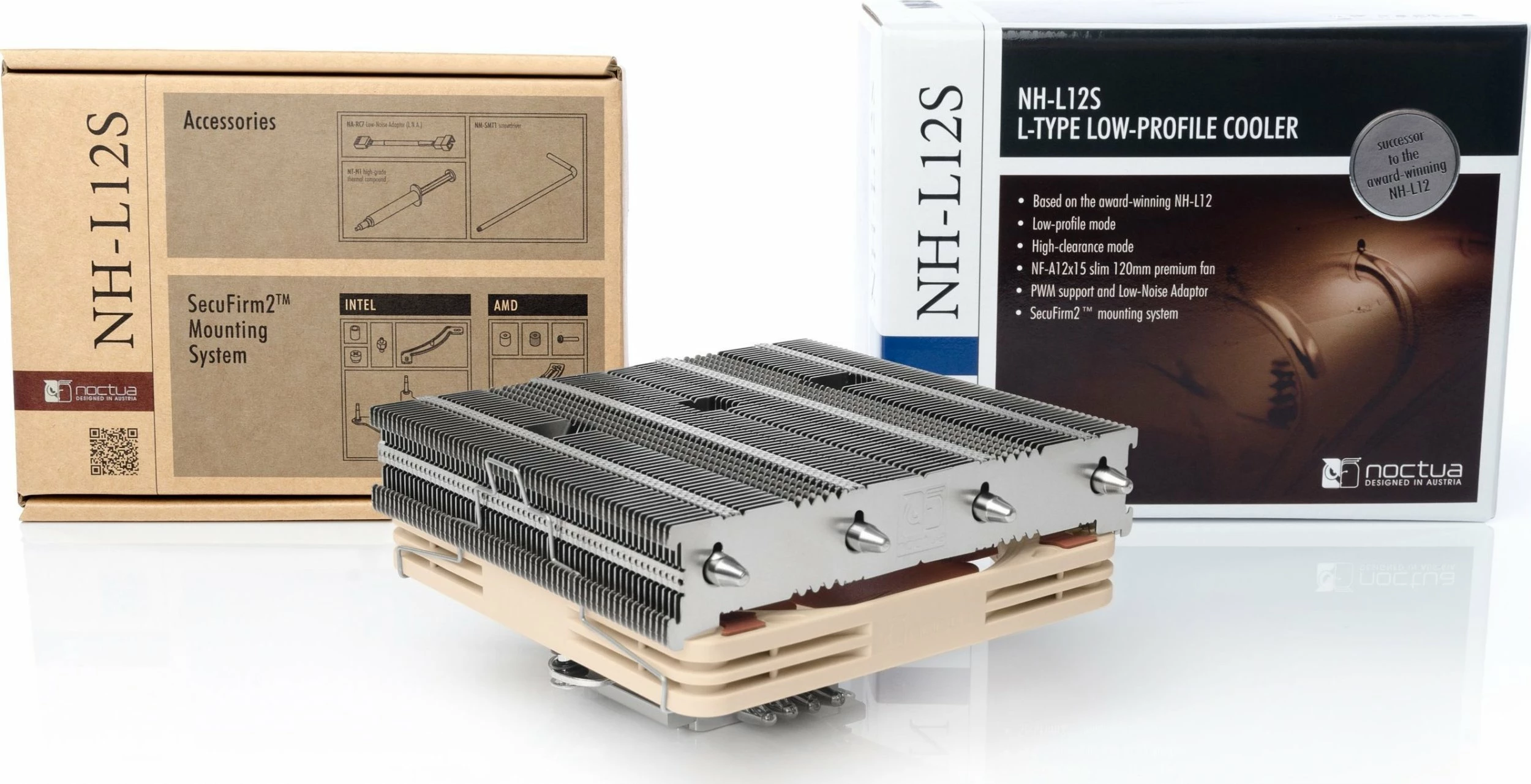 Ftohës CPU Noctua NH-L12S 120mm, argjendtë