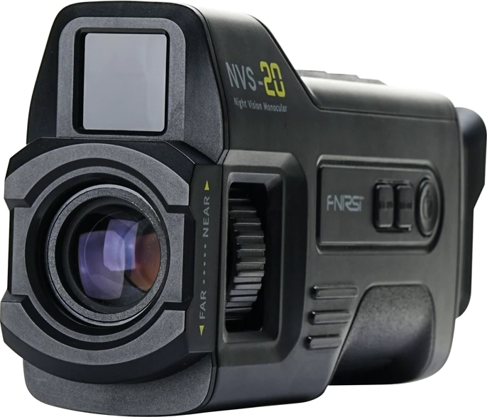 monokular vizion nate dixhital, FNIRSI, NVS-20, regjistrim 4K, foto 36MP, zmadhim 6x, IR 850 nm, ekran 1.54", memorie 32GB, me bateri 18650