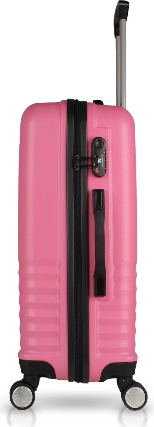 Set valixhesh (3 copë), ngjyrë rozë, Zoozie Bags, 8142