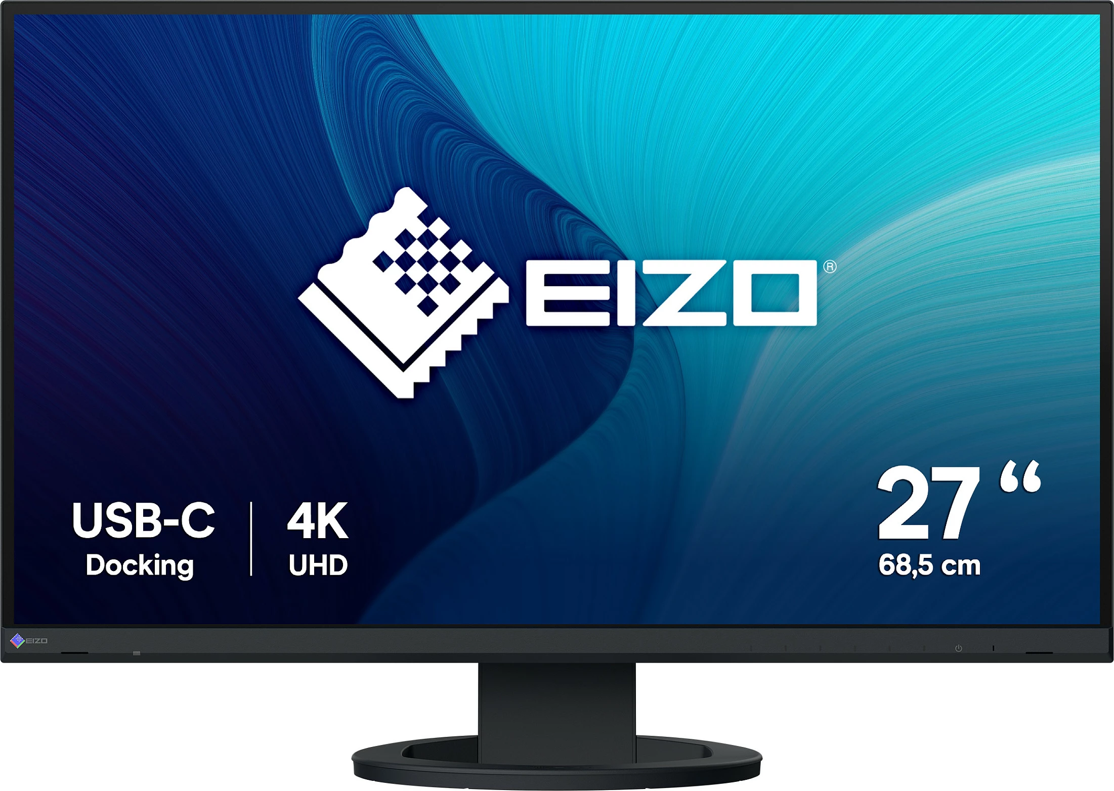 Monitor EIZO FlexScan EV2740S, 27", 4K UHD, USB-C docking, i zi