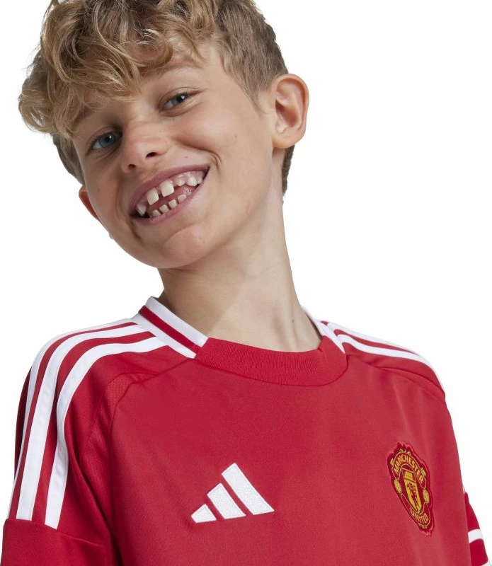Maicë për fëmijë adidas Manchester United, e kuqe [Madhësia: 128]