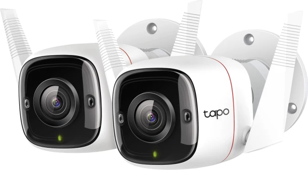 kamera sigurie Wi‑Fi e jashtme TP-Link Tapo C310P2 V2 3MP IP66, e bardhë, set 2 copë