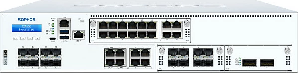 Firewall Sophos XGS 5500, 2U rack, 100 Gbit/s, 8x 10G RJ-45, ekran LCD