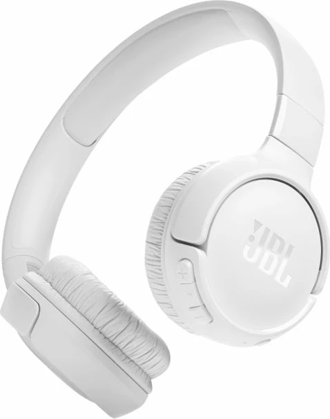 Kufje JBL Tune 520BT, Bluetooth 5.3, wireless over-ear, 57 orë bateri, të bardha