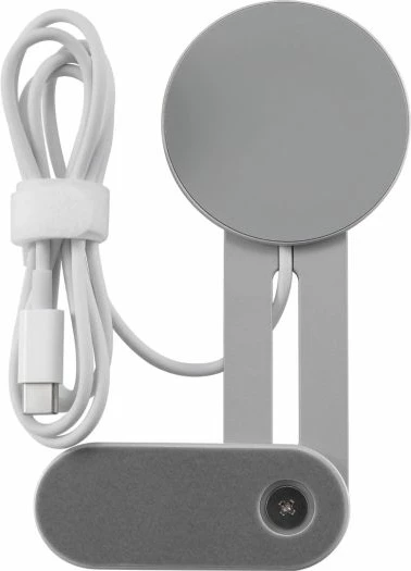 Karikues wireless magnetik Sandberg ScreenMount 441-53, Qi 15W, USB-C, me montim për ekran/automjet, gri, set