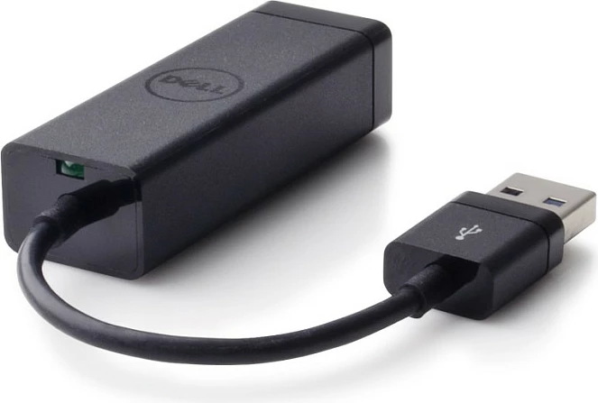 Adapter rrjeti USB në Ethernet Dell 470-ABBT, Gigabit 1000 Mbps, USB 3.2 Gen 1, i zi