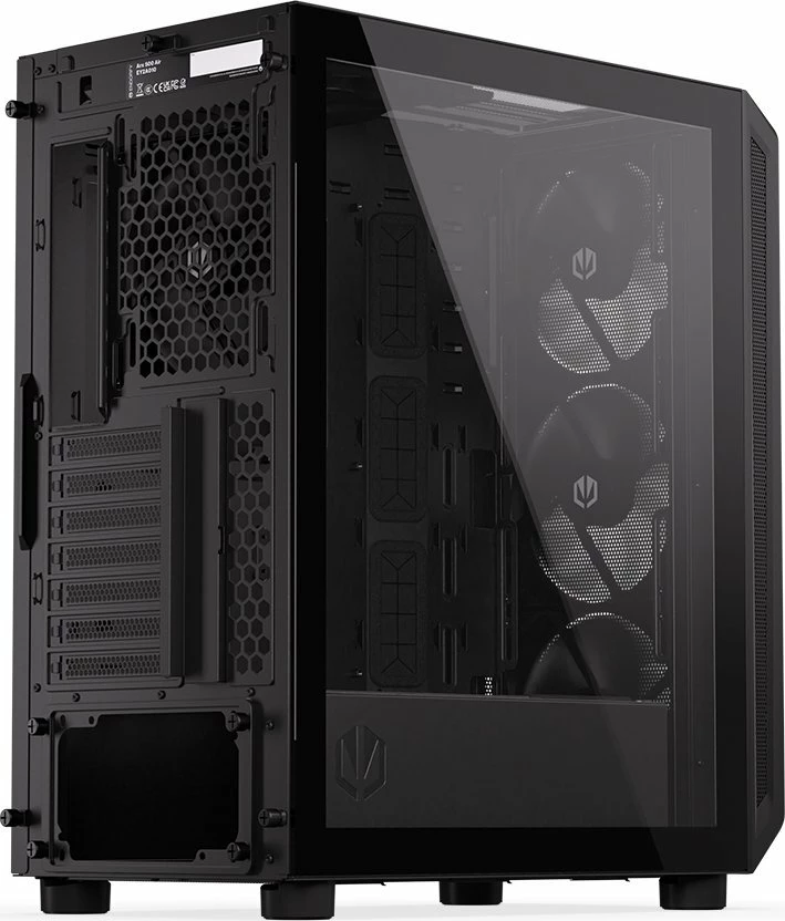 Kasë Endorfy Arx 500 Air (EY2A010), Midi Tower ATX, 5x 140mm PWM, xham i kalitur, e zezë