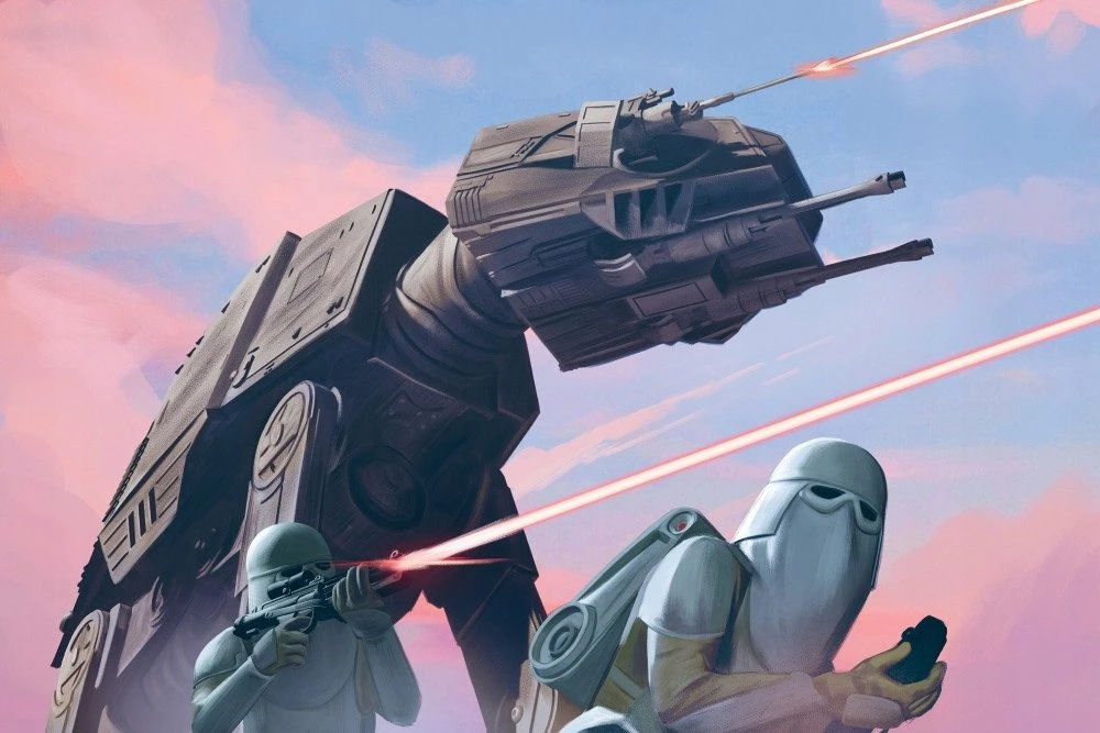 Lojë tavoline Rebel Star Wars: Battle of Hoth, 2-8 lojtarë, 30 min, 8+, version polonisht