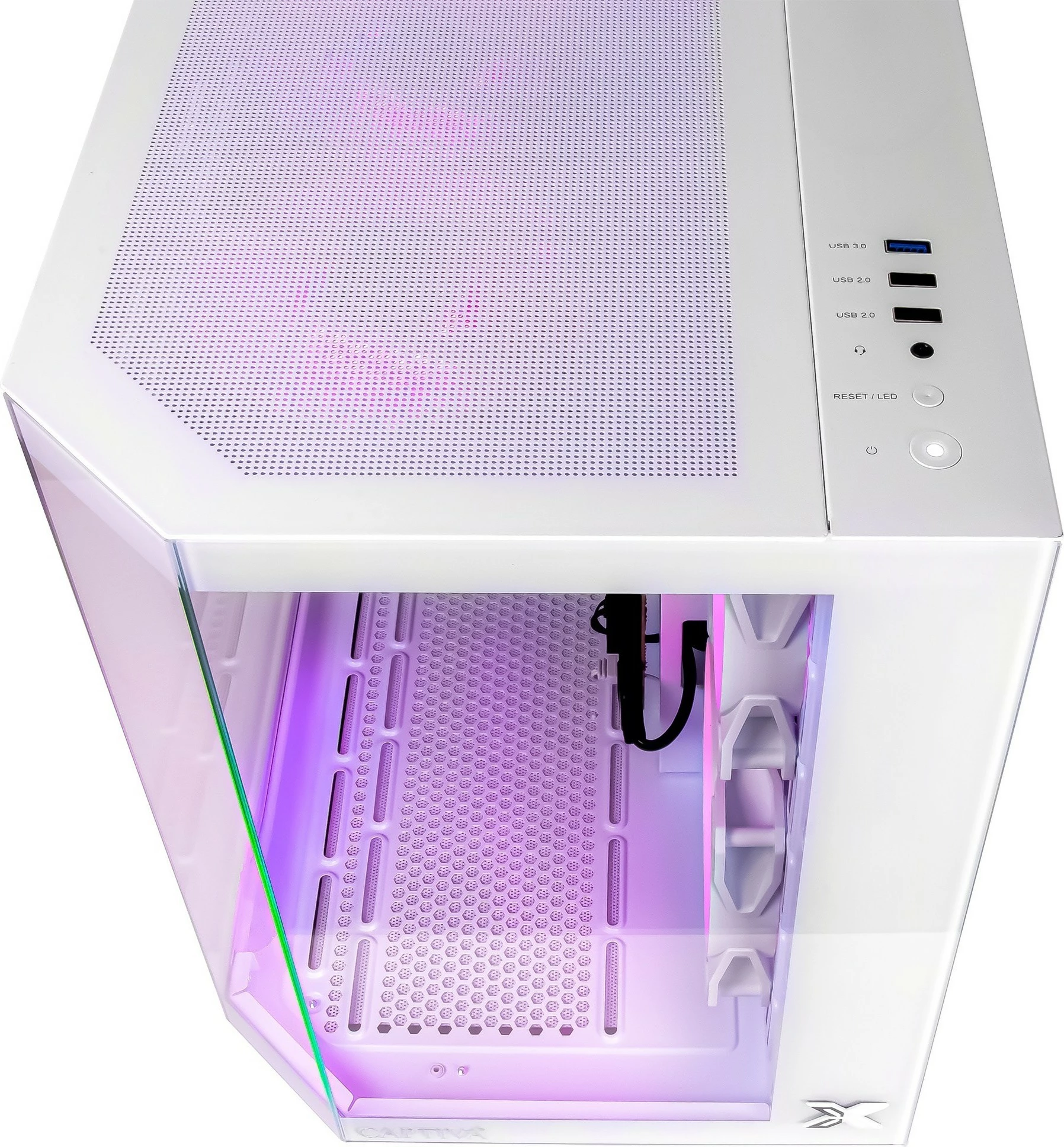 Kompjuter gaming Captiva Advanced Gaming R92-536, Ryzen 5 5500, RTX 5060 8GB, SSD 500GB, 16GB RAM, bardhë