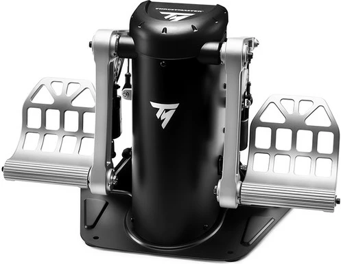 Pedale rudder për flight simulator Thrustmaster TPR Pendular Rudder, zi/argjend