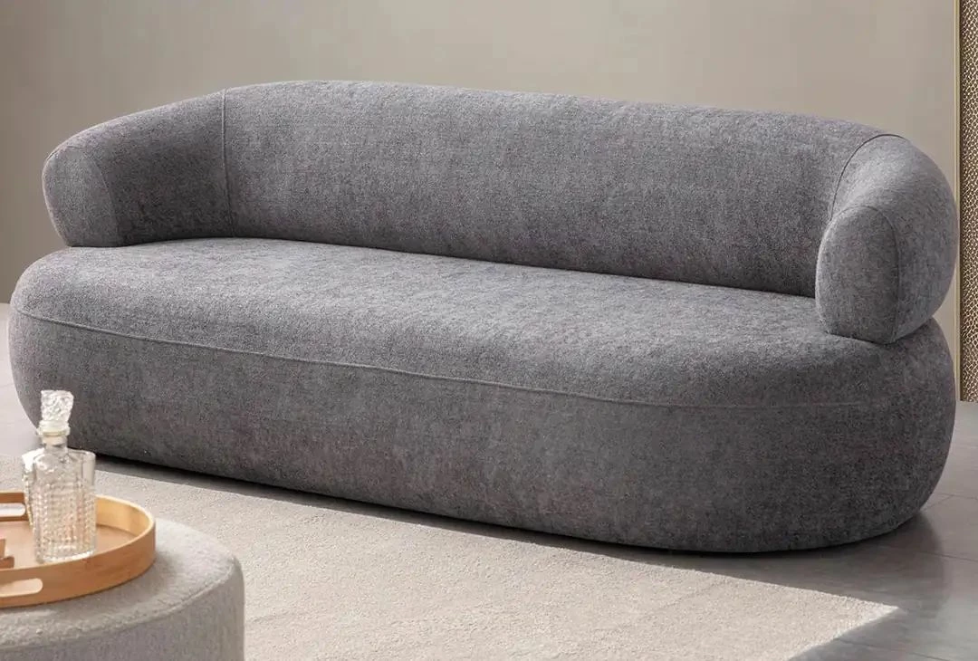 Divan treshe Atelier del Sofa, Roma, ngjyrë gri e errët