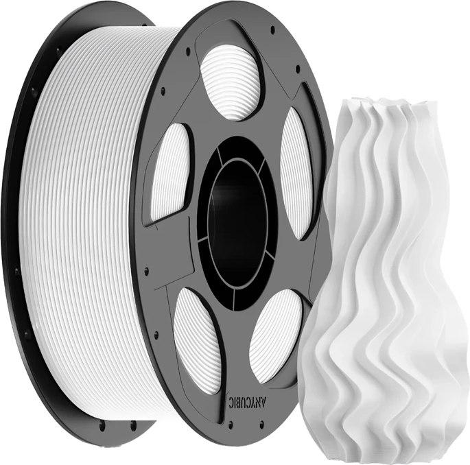 Filament PLA Anycubic IPHPLWH-106 1 kg 1.75 mm tolerancë ±0.02 mm i bardhë