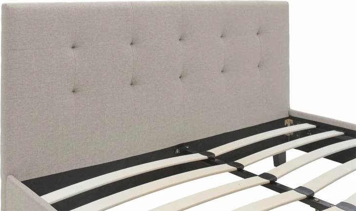 Krevat dopio Mago, stof fildishi, 150x200cm