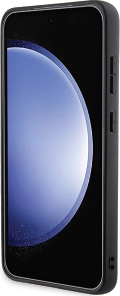 Mbështjellës Karl Lagerfeld Gripstand Saffiano Karl&Choupette Pins për Samsung Galaxy S24+, i zi