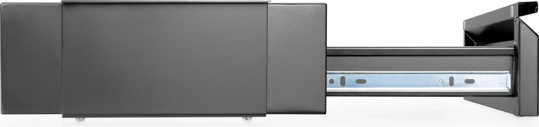 Sirtar nën-tavolinë Digitus, 1 sirtar, çelik, 513x480 mm, i zi