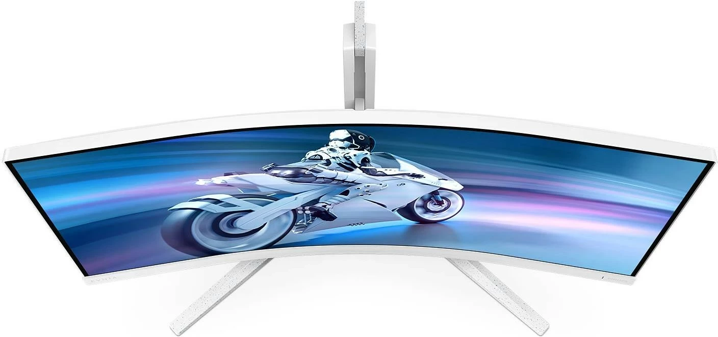 Monitor Philips 34M2C5501A, 34 inç, UWQHD, 165Hz, Curved, Bardhë