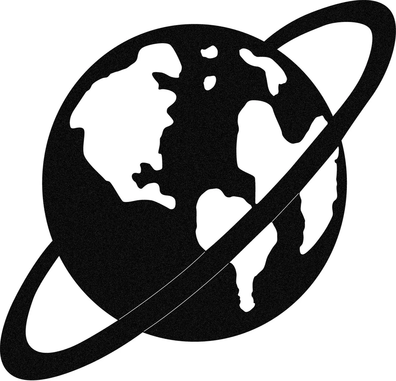 Aksesor dekorativ metalik për mur, Wallity, Planet - M122