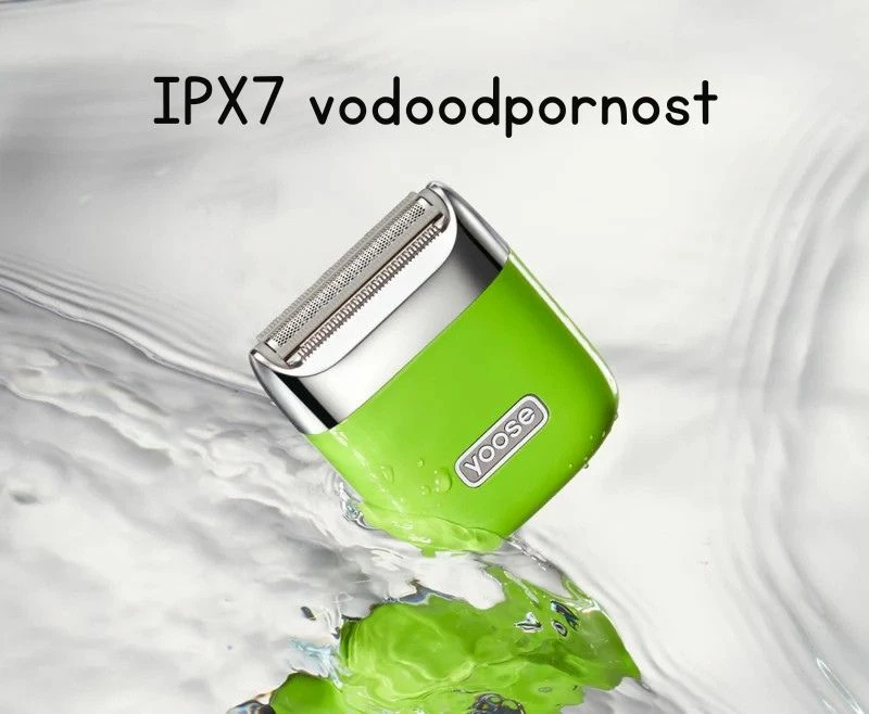 Makinë rroje Yoose NANO, elektrike për femra, IPX7, USB-C, me shtesë 3 mm, me çantë ruajtjeje + kabllo karikimi + manual, roze