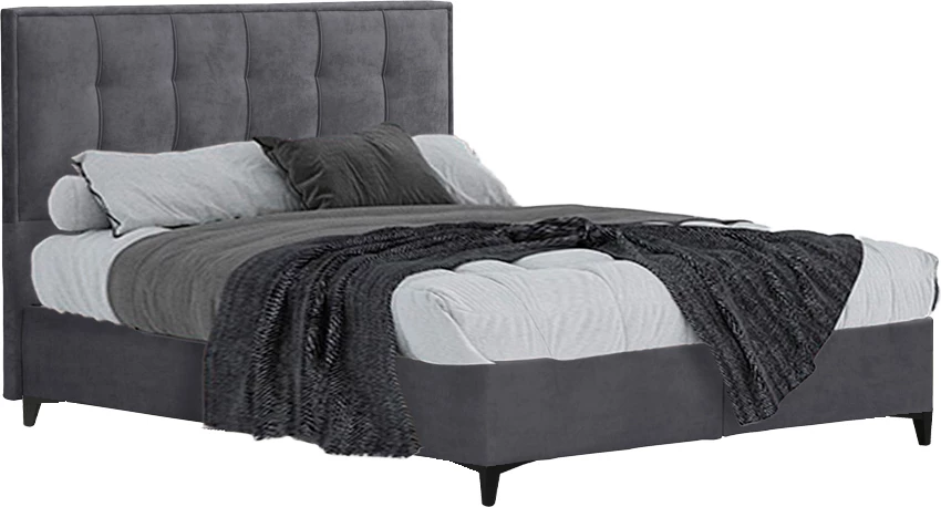 Krevat piano me hapësirë për ruajtje, për dyshek 160x200cm, ngjyrë gri 07-780, 207x160x115