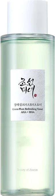 Tonik për fytyrë për femra Beauty of Joseon Green Plum Refreshing Toner AHA + BHA, 150ml