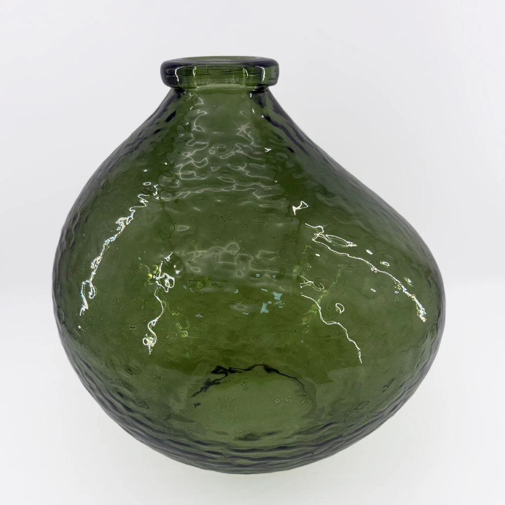 Vazo qelqi BOCAL, ngjyrë e gjelbër, 25x25x25cm