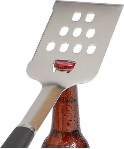 Set veglash për BBQ VonShef 1000384, 5 copë, me çantë ruajtjeje, e zezë