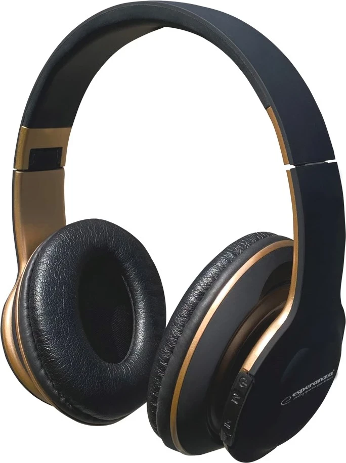 Kufje me bluetooth Esperanza EH220, e zezë 