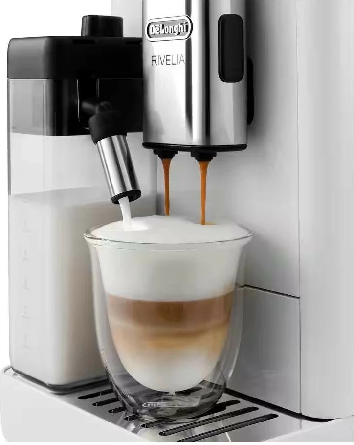 Makinë kafeje De'Longhi Rivelia EXAM 440.55, automatike, 19 bar, LatteCrema Hot, e bardhë